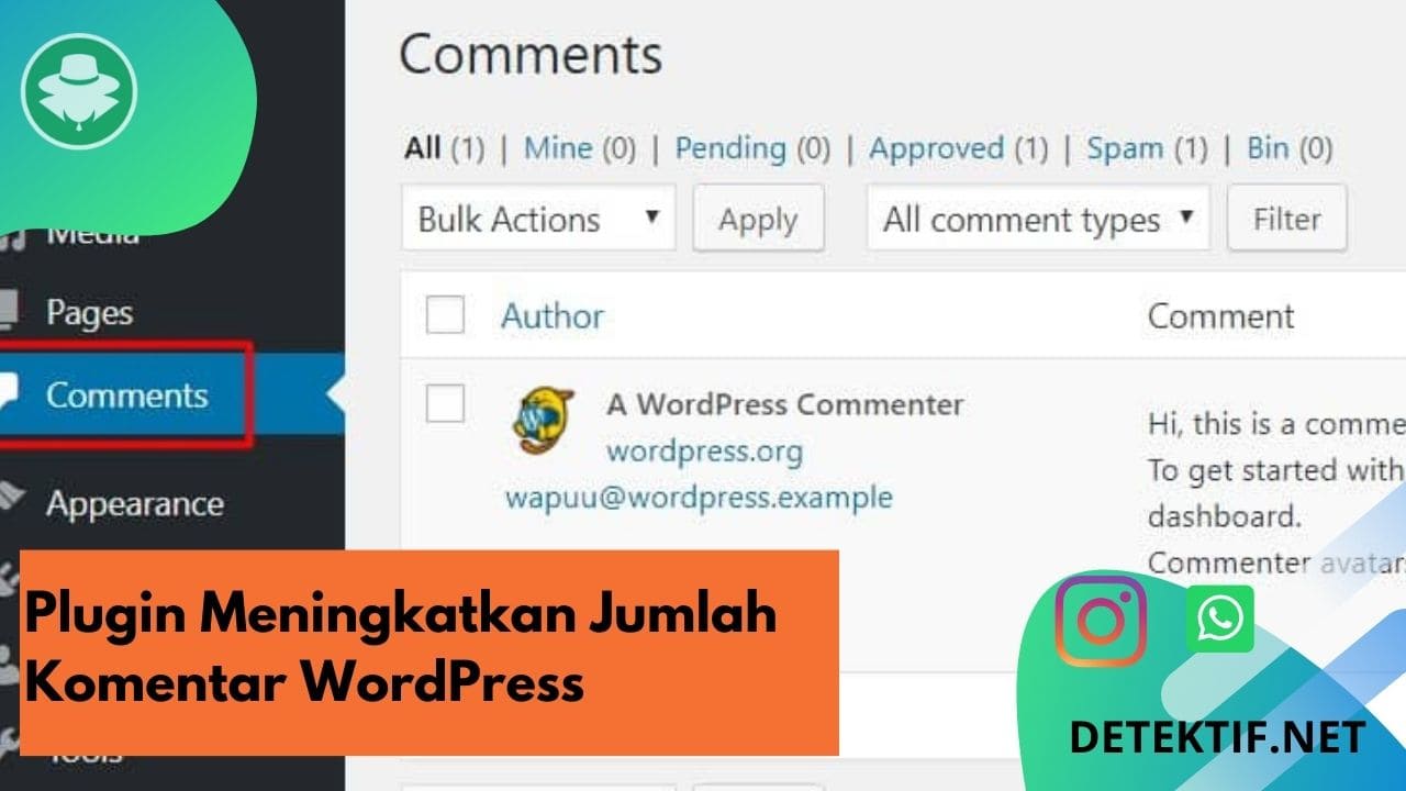 plugin tingkatkan keterlibatan jumlah komentar di wordpress