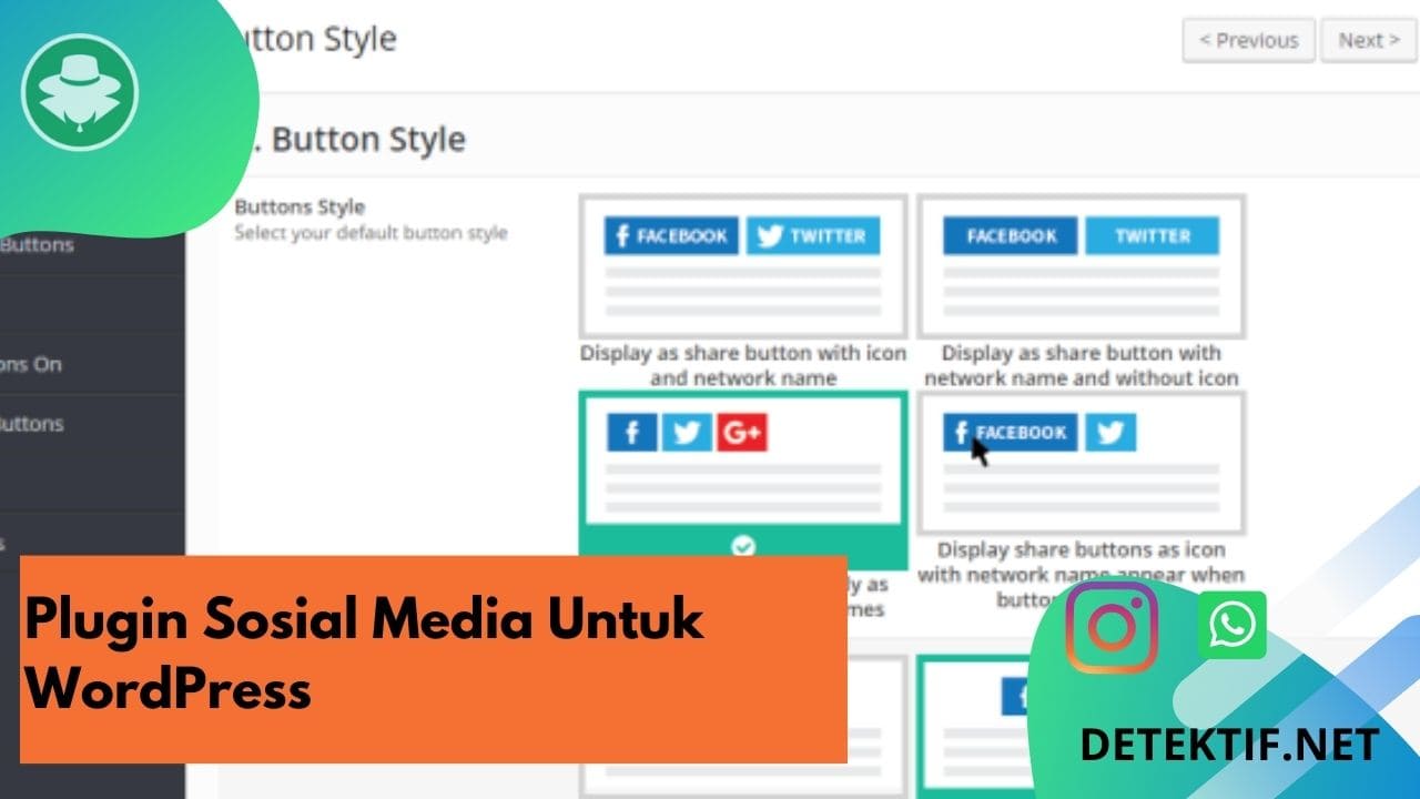 plugin integrasi sosial media di wordpress tingkatkan share