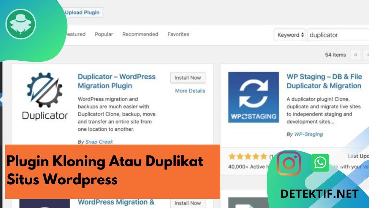 plugin terbaik untuk kloning dan duplikasi situs wordpress