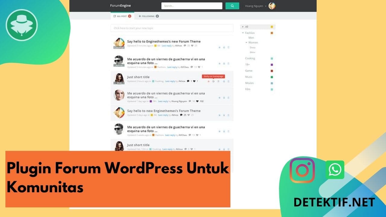 plugin wordpress forum