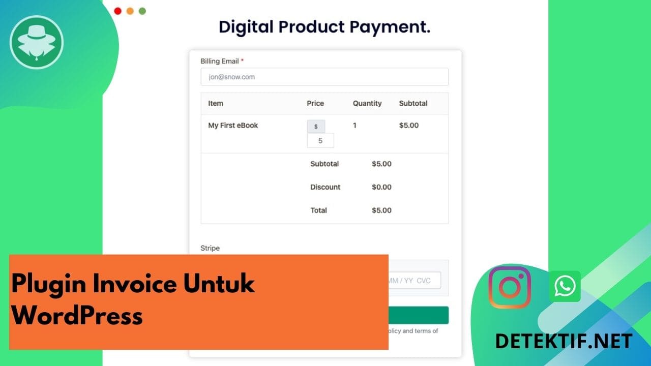 plugin invoice solusi faktur profesional situs bisnis wordpress