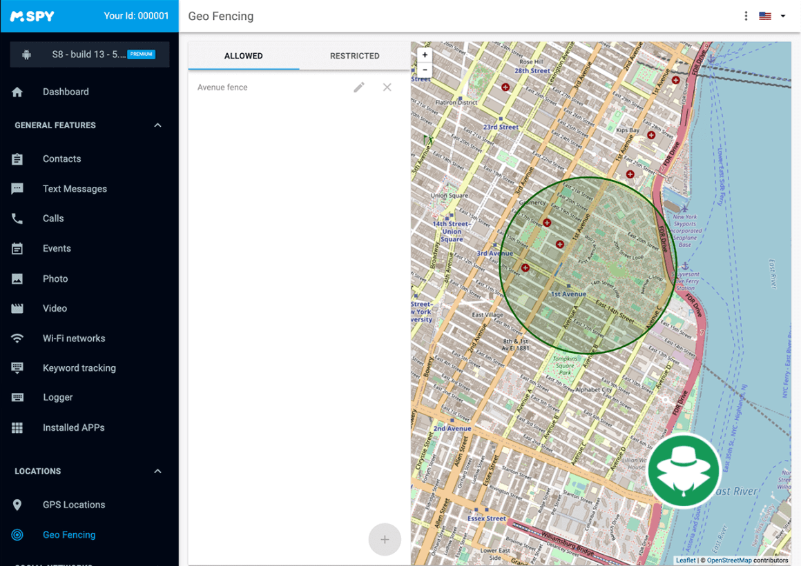 cara lacak lokasi dengan geo fencing